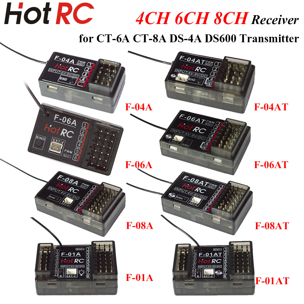 Rc Hobby Shops - HOTRC 2.4Ghz 4/6/8 Channel F-04A F-06AT
