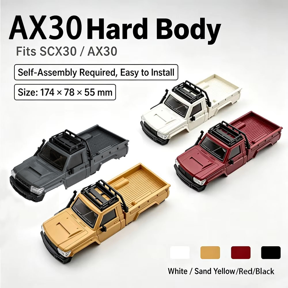 AX30 Pickup Hard Body Shell Fo - đánh giá và giá Rc Hobby Grade Truck