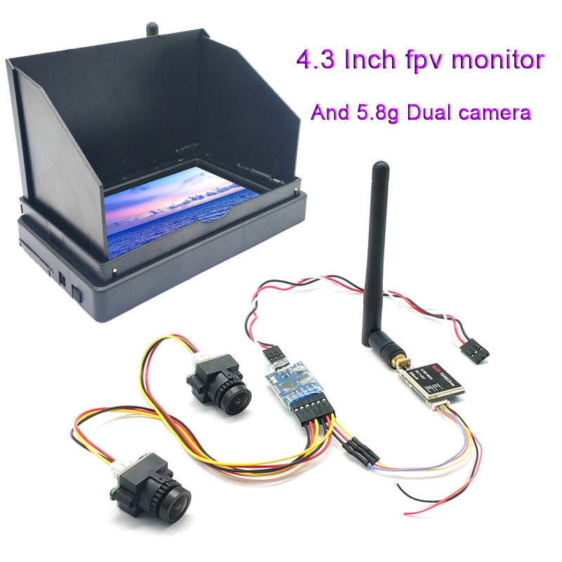 5.8G 48CH 4.3 Inch FPV Màn Hìn - đánh giá và giá Rc Plane Hobby Zone