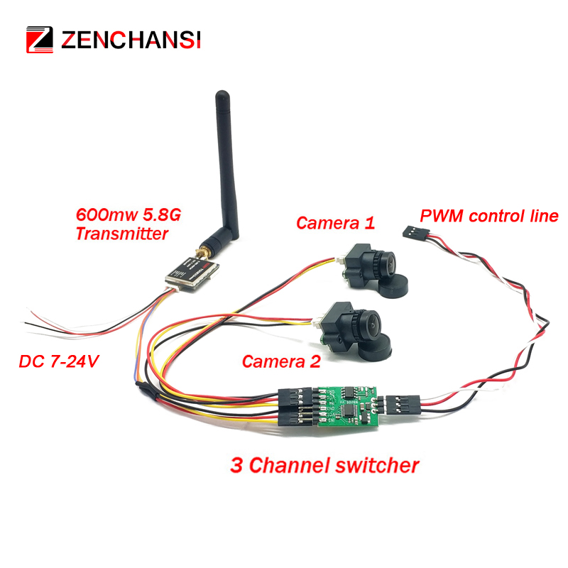 5.8G 48CH 4.3 Inch FPV Màn Hìn - đánh giá và giá Rc Plane Hobby Zone