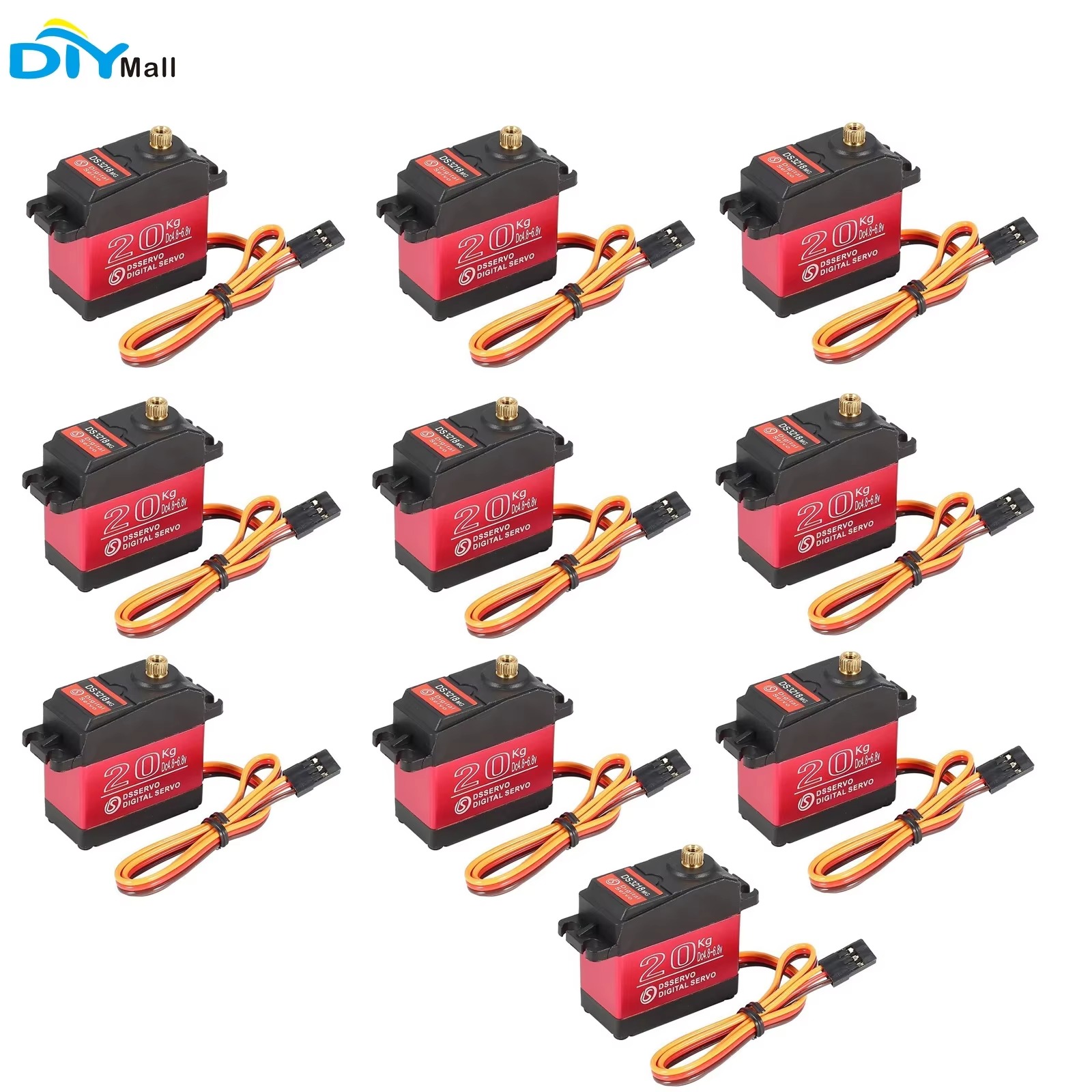 10PCS DS3218 20KG Digital Serv - đánh giá và giá Rc Hobby Shops